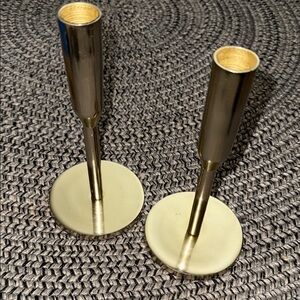 Set of 2/ Sagebrook Home Metal, Taper Candle T30
